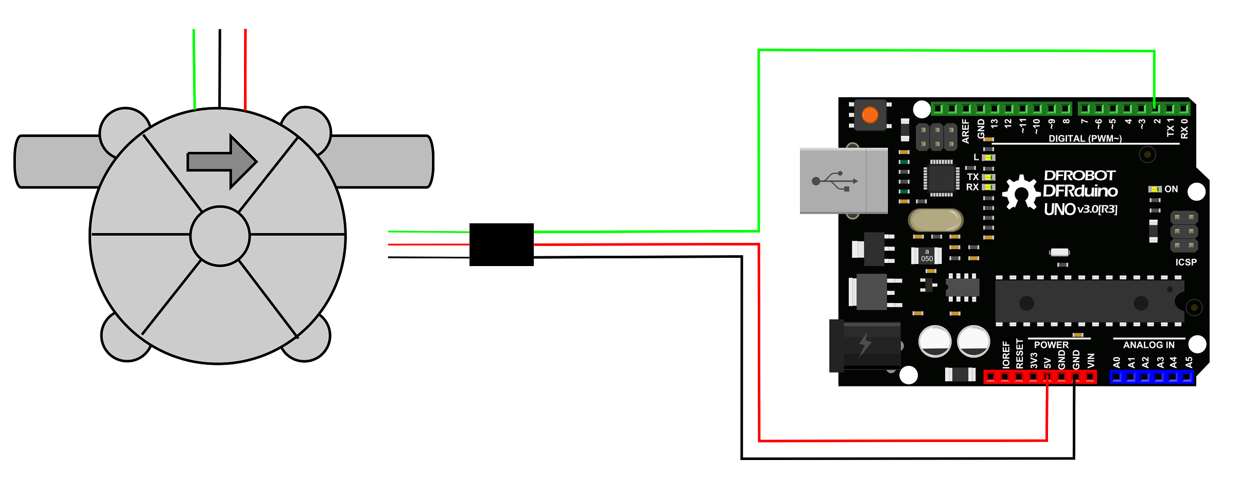 Gravity: Arduino Digital Water Flow Sensor - 1/8