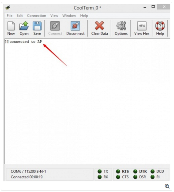 Use software "CoolTerm"