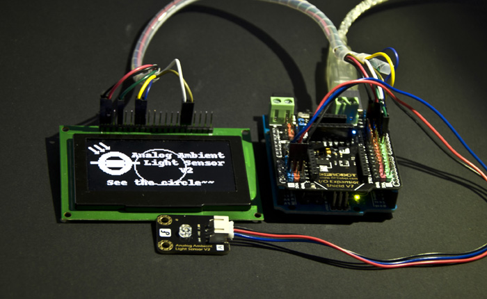 Gravity Arduino Raspberry Pi Light Sensor Project