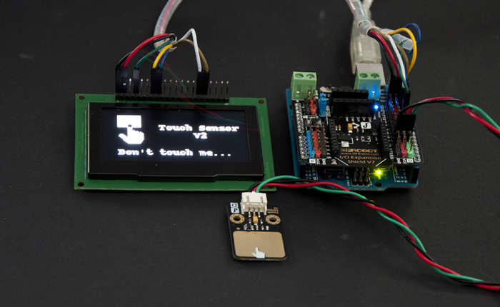 Arduino Touch sensor Demo Project 2