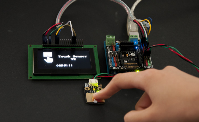 Arduino Touch sensor Demo Project 1