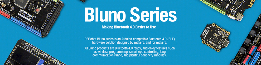 Bluno - Arduino Uno with Bluetooth 4.0 (BLE)