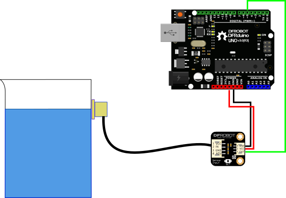 Gravity: Non-contact Liquid Level Sensor XKC-Y25-T12V