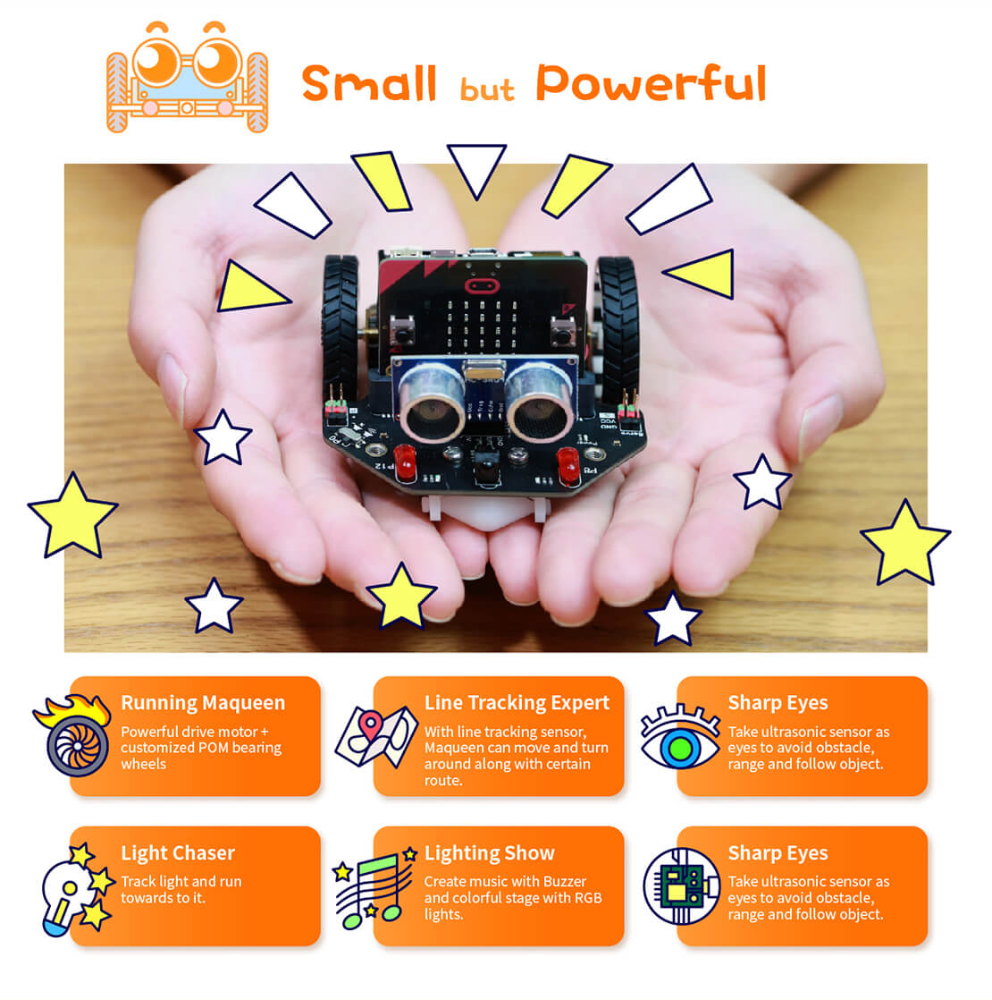 micro: Maqueen micro:bit Educational Programming Robot Platform