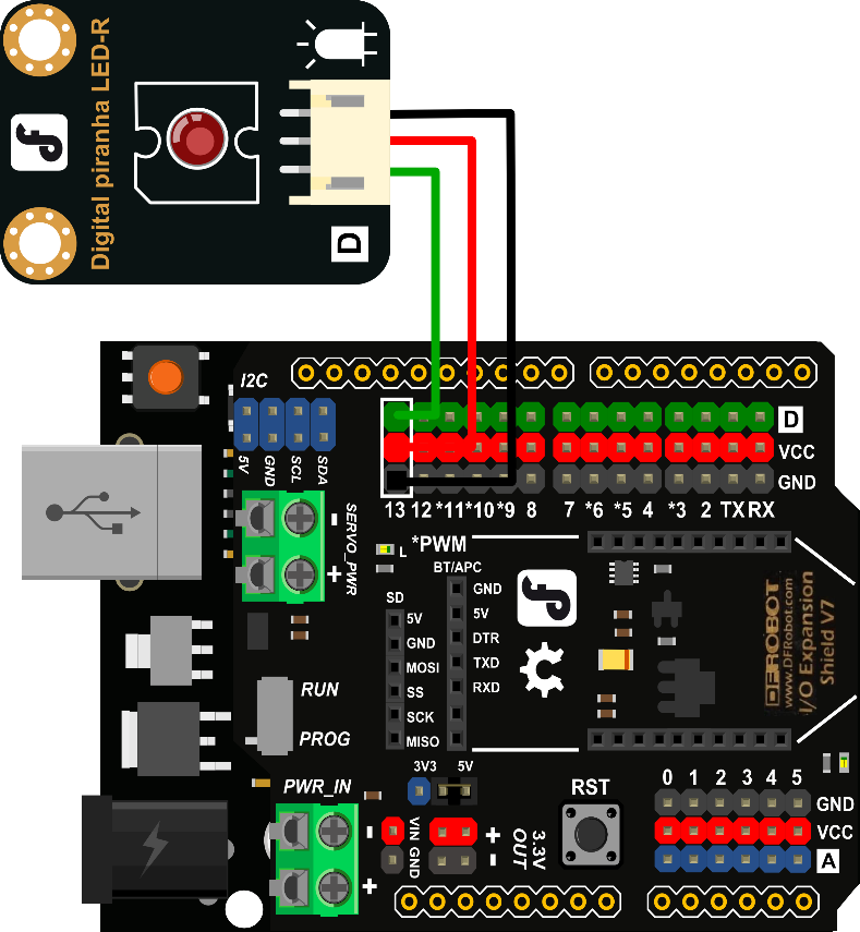 Arduino Intermediate Kit Tutorial 4: Make an LED blink - DFRobot