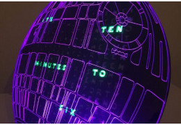 Death Star word clock