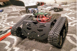DFRobot Devastator Tank Robot Part 2 Raspberry Pi Python Code