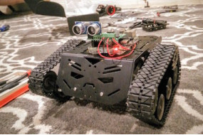 DFRobot Devastator Tank Robot Part 2 Raspberry Pi Python Code