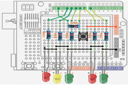 Arduino Project 3: Interactive traffic lights