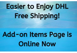 Easier to Enjoy DHL Free Shipping! Add-on Items Page is Online Now