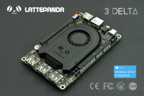 LattePanda 3 Delta 864 - The Fastest Pocket-sized Windows/Linux Single Board Computer with Win10 Enterprise License (8GB RAM/64GB eMMC)