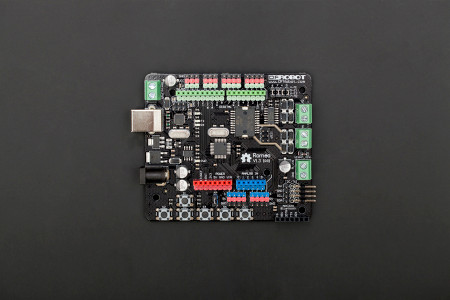 罗密欧 - 带电机驱动程序的Arduino机器人控制板“title=