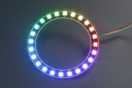 WS2812-24 RGB LED Ring Lamp Light - DFRobot