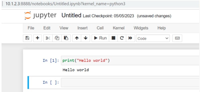 Python Code: Jupyter Network
