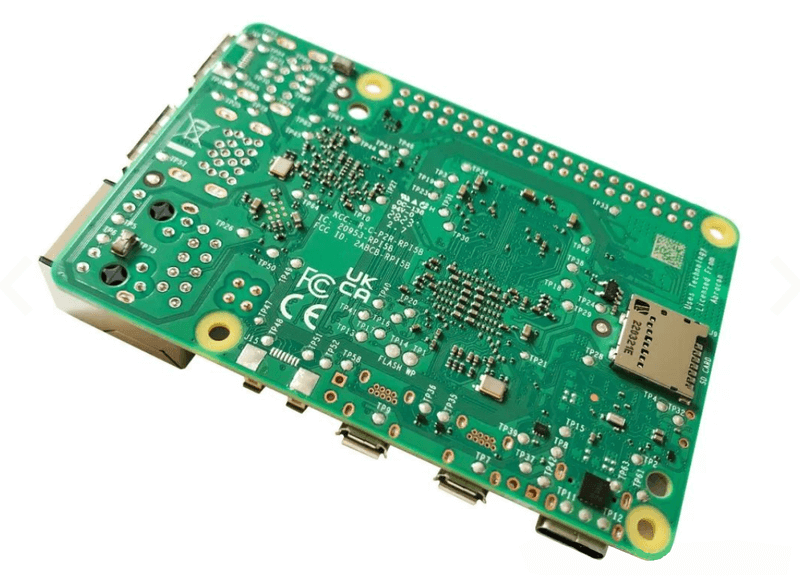 Board Overview of Raspberry Pi 5 single board computer