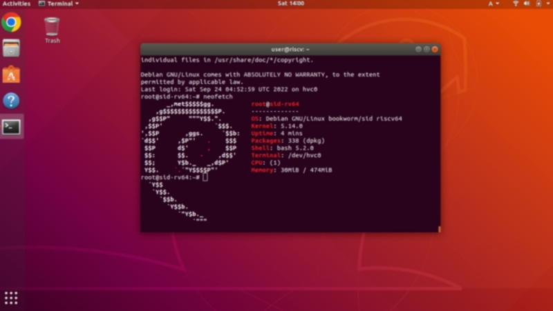 Booting RISC-V Debian in LiteX/Rocket on FPGA boards
