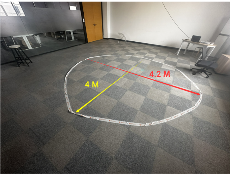 Fall Detection Range of the mmWave Human Detection Sensor