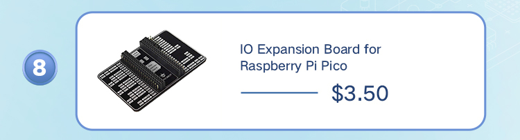 IO Expansion Board for Raspberry Pi Pico