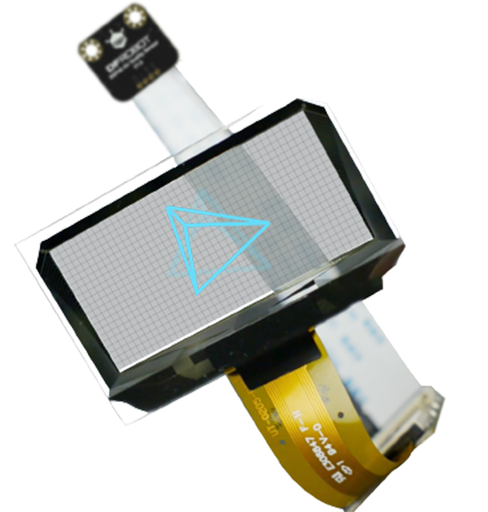 Fermion: 1.51” OLED Transparent Display with Converter (Breakout)