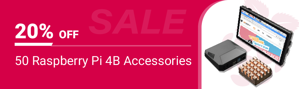 20% Off! 50 Raspberry Pi 4B Accessories