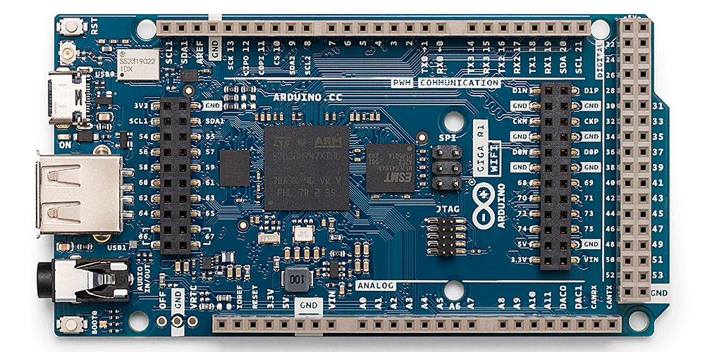 Board Overview of Arduino GIGA R1 WiFi