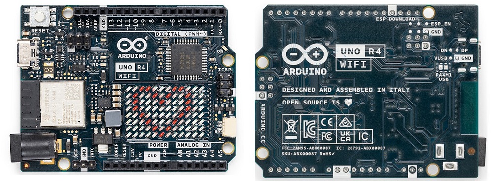 Board Overview of Arduino UNO R4 WiFi Development Board