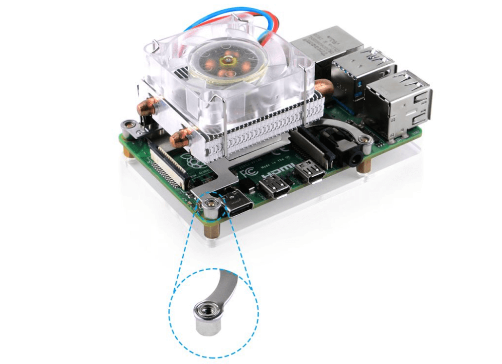 Colorful ICE Tower Cooling Fan for Raspberry Pi