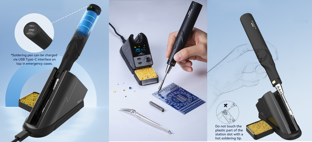 Miniware TS1C soldering station features