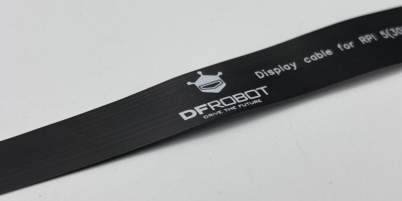 Bouble-sided black electromagnetic shielding film design of Raspberry Pi 5 DSI ribbon cable 