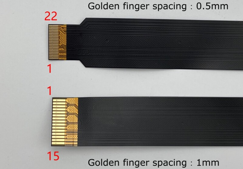 22-pin to 15-pin adapter of Raspberry Pi 5 DSI ribbon cable