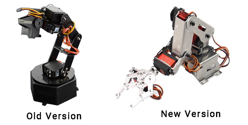 The version comparison of 6-DOF Robotic Arm