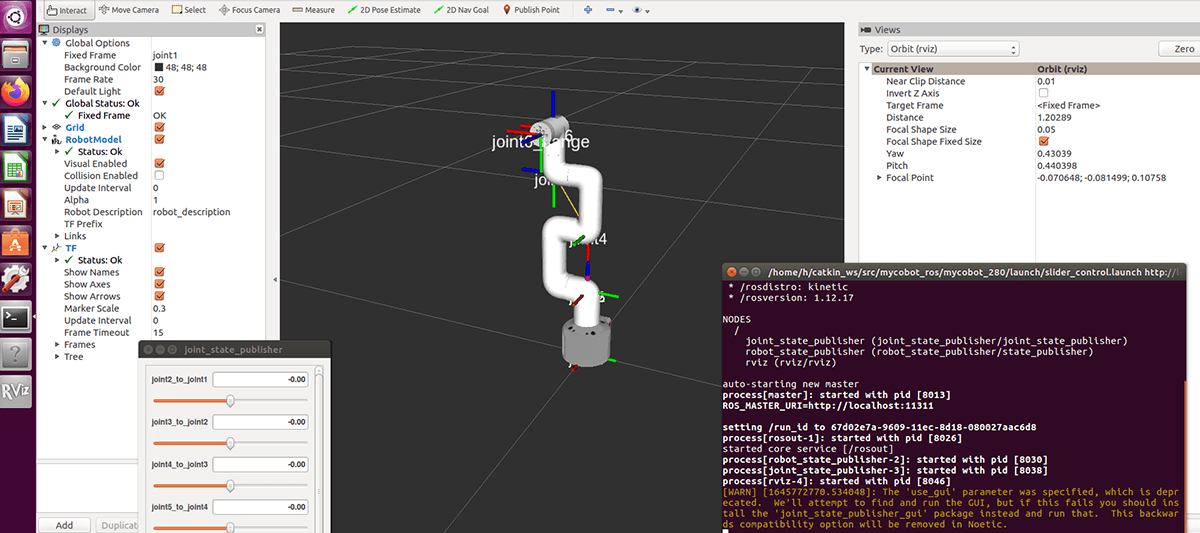 Raspberry Pi Six-axis Robotic Arm