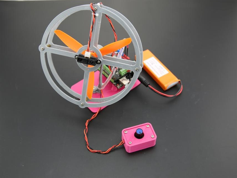smart fan built with arduino board and IR sensor
