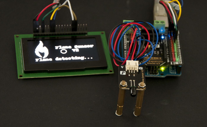 Arduino Flame Sensor Demo Project 2