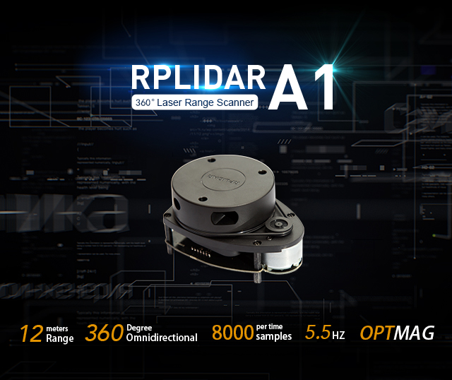 RPLiDAR A1M8-R6 360 Degree Laser Scanner Kit - 12m Range - Seeedstudio  114992561 Botland - Robotic Shop