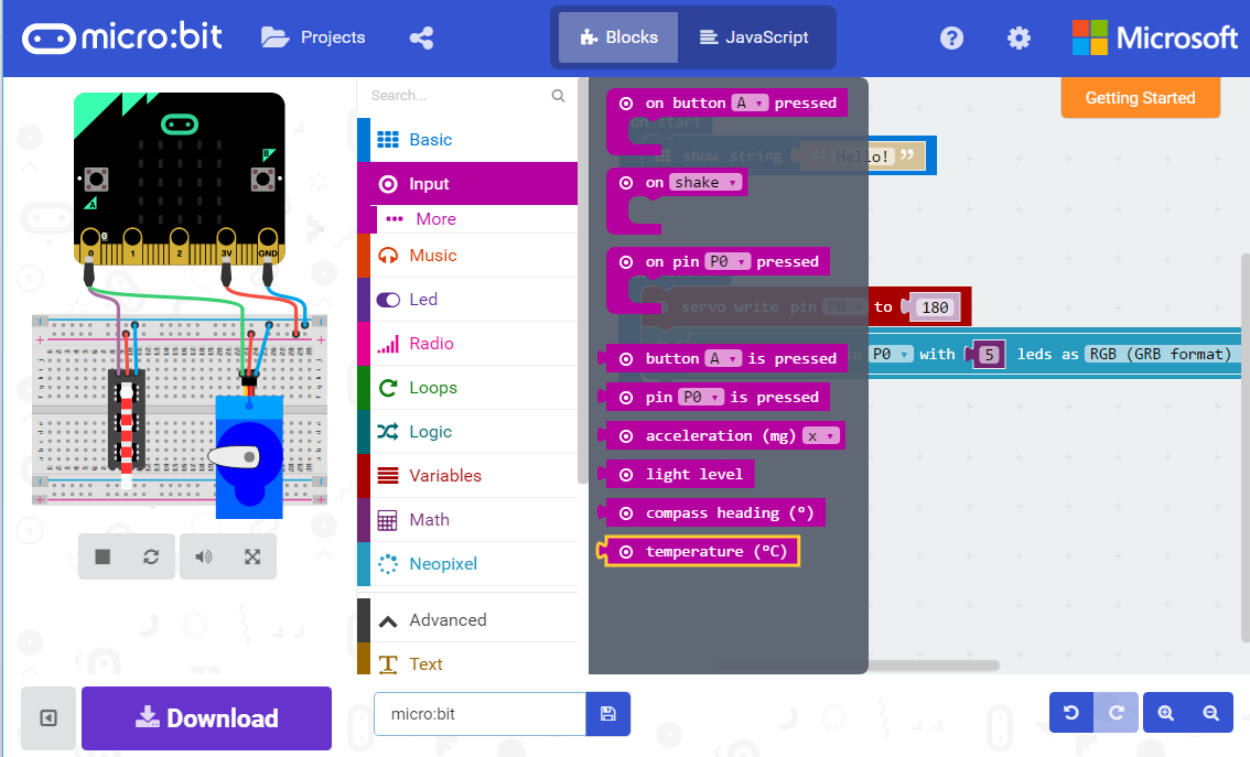 BBC micro:bit Microcontroller with Motion Detection, Compass, LED, and  Bluetooth 