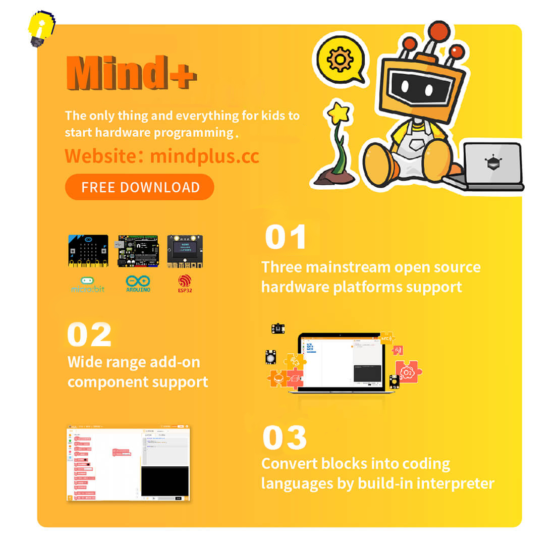 BBC Microbit V2 Development Board Programmable Learning Kit For Kids School  Education DIY Electronic Projects with RGB LED Light