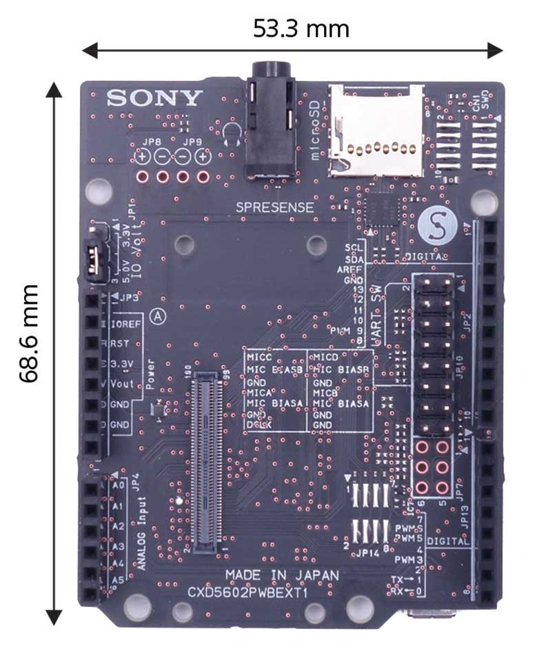 Sony Spresense Extension Board