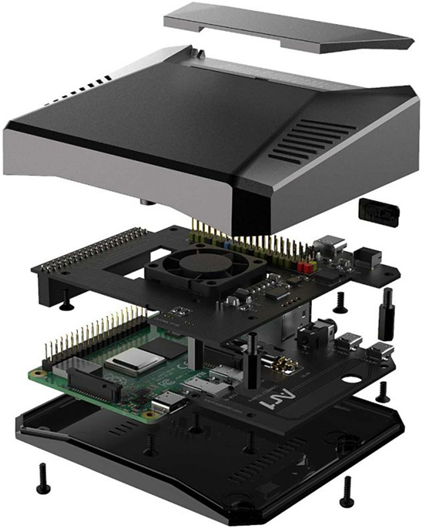 Argon ONE Raspberry Pi 4 Aluminium Case