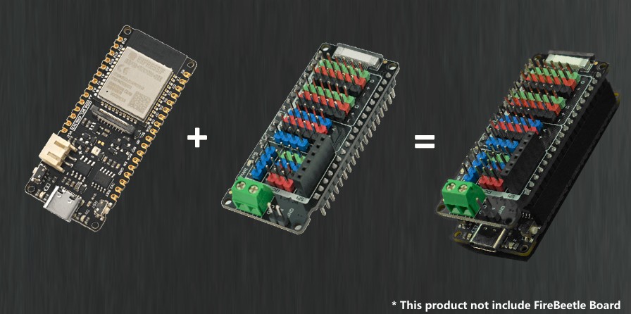 Gravity: IO Shield for FireBeetle M0 and ESP32-E