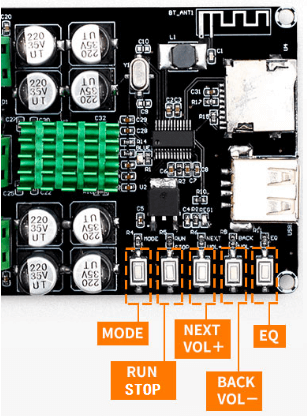 Digital Bluetooth Power Amplifier (50W*2)