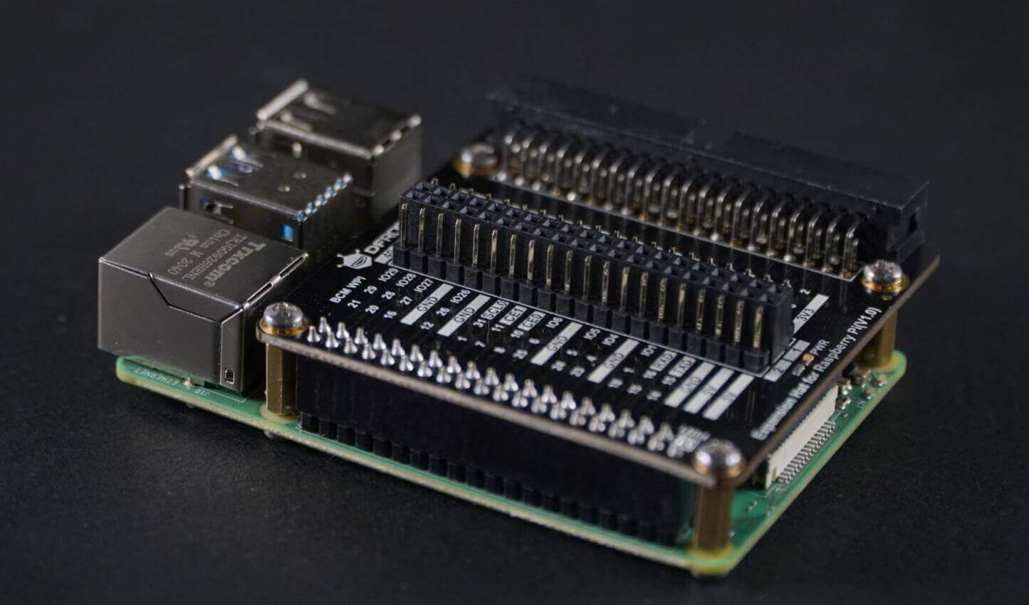 Stack HAT Raspberry pi I/O Expansion Shield Onboard 5 Sets 2x20 Connector to Directly Connect Multiple Expansion Functional Boards