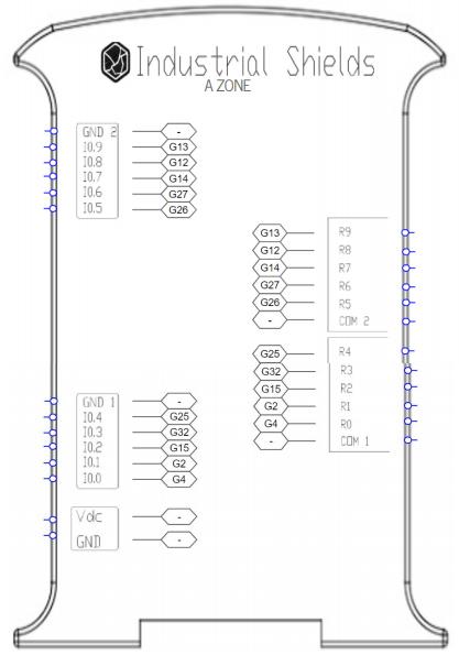 10 I/Os Relay Module - CPU ESP32 (Relay Output)