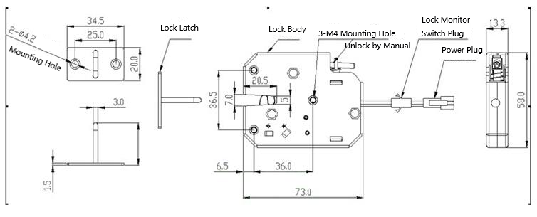 Electric Solenoid Lock (9V~12V) - DFRobot