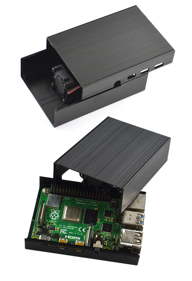 Metal Heatsink Case for Raspberry Pi 4