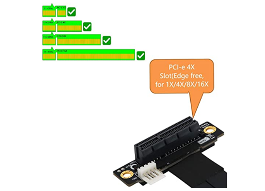 R42SR M.2 Key-M PCI-E x4 Extension Cord