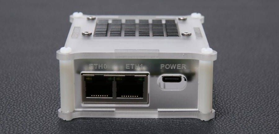Acrylic Case with Heatsink For CM4 IoT Router Mini