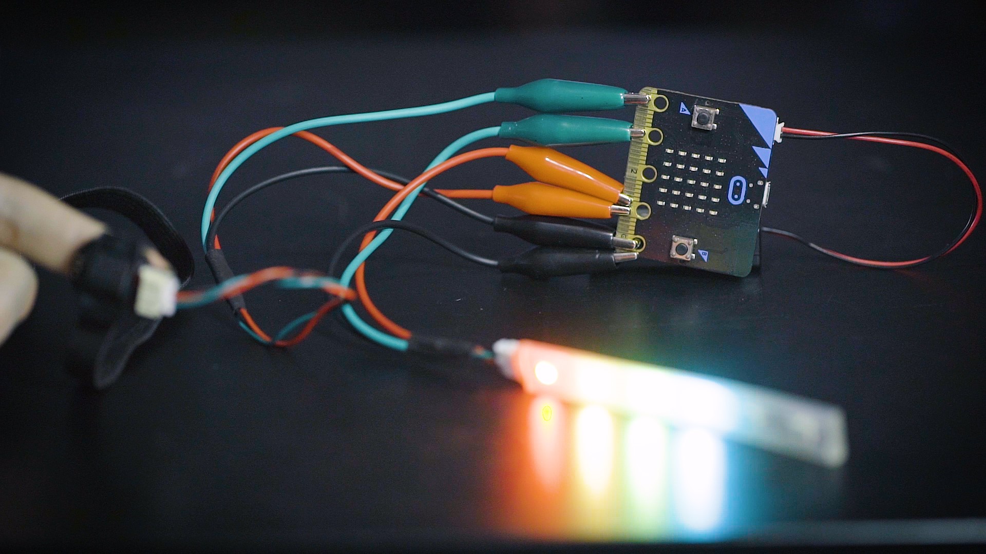 micro:bit heart rate monitor