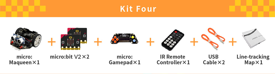 micro: Maqueen (with micro:bit/micro:Gamepad/IR Remote Controller)