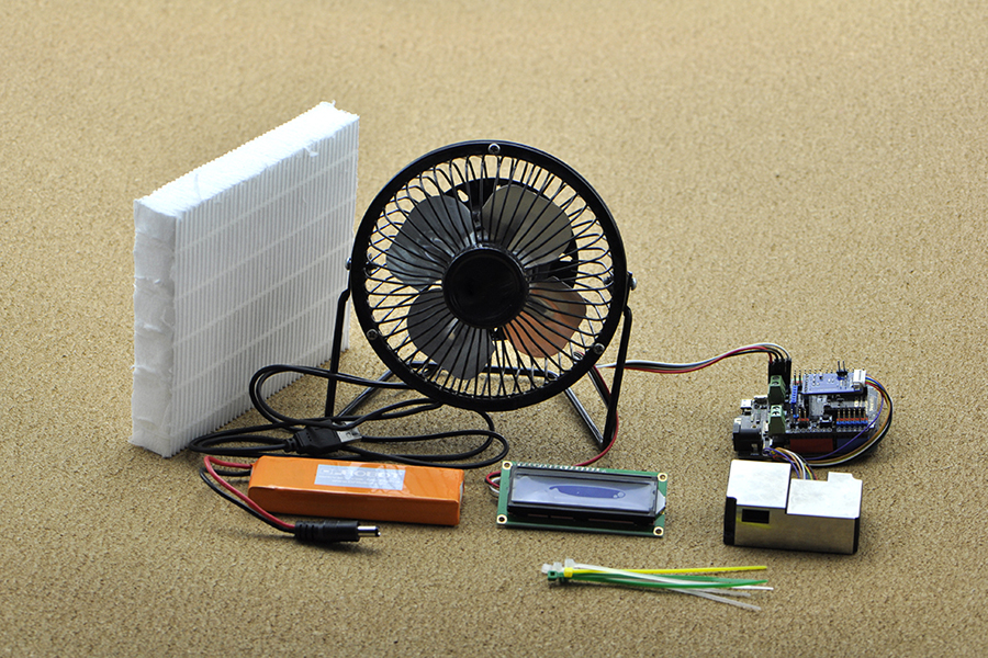 KEYESTUDIO PM2.5 Dust Air Quality Detector Sensor Monitor Module DIY for Arduino 